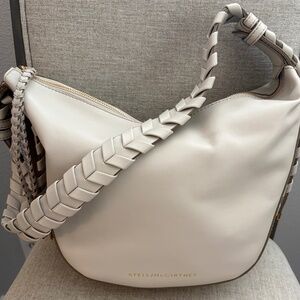 Stella McCartney Medium Zip Braided Hobo Shoulder Bag